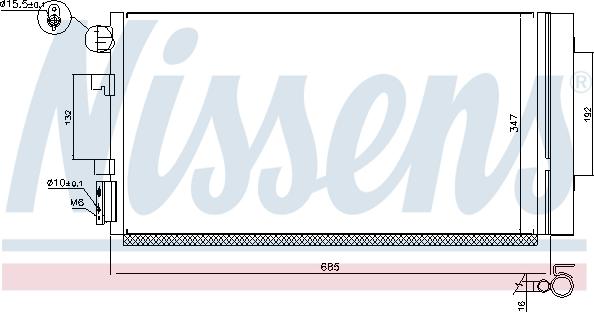 Nissens 940259 - Kondenser, kondisioner furqanavto.az