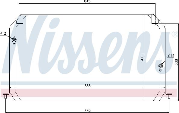 Nissens 94026 - Kondenser, kondisioner furqanavto.az