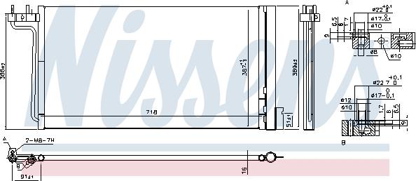 Nissens 940765 - Kondenser, kondisioner furqanavto.az