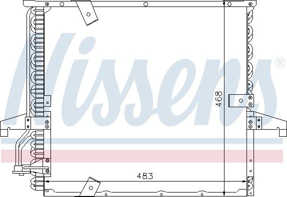 Nissens 94166 - Kondenser, kondisioner furqanavto.az