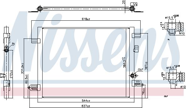 Nissens 941061 - Kondenser, kondisioner furqanavto.az