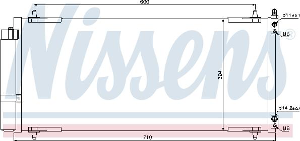 Nissens 94830 - Kondenser, kondisioner furqanavto.az