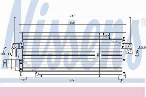 Nissens 94359 - Kondenser, kondisioner furqanavto.az