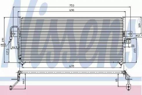 Nissens 94361 - Kondenser, kondisioner furqanavto.az