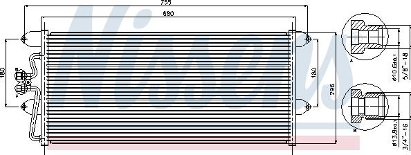 Nissens 94307 - Kondenser, kondisioner furqanavto.az