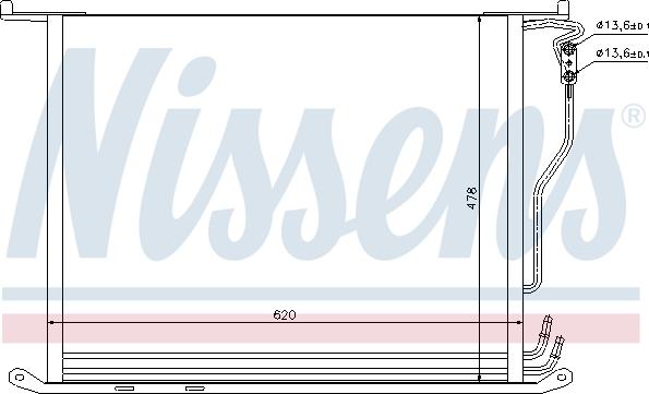 Nissens 94380 - Kondenser, kondisioner furqanavto.az