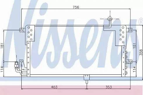 Nissens 94329 - Kondenser, kondisioner furqanavto.az