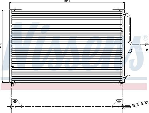 Nissens 94322 - Kondenser, kondisioner furqanavto.az