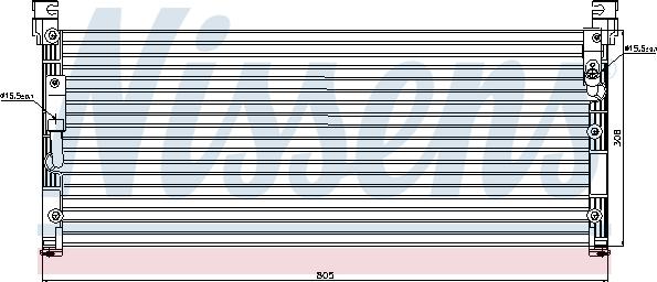 Nissens 94370 - Kondenser, kondisioner furqanavto.az