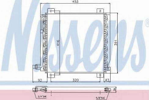 Nissens 94250 - Kondenser, kondisioner furqanavto.az
