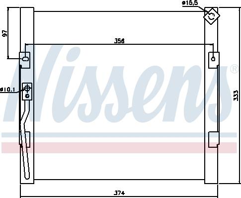 Nissens 94289 - Kondenser, kondisioner furqanavto.az