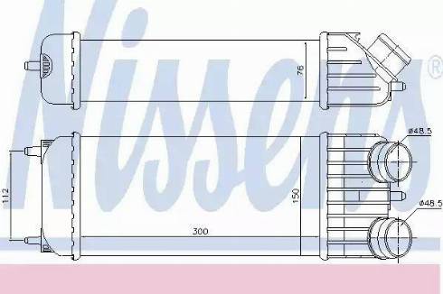 Nissens 96516 - Intercooler, şarj cihazı furqanavto.az