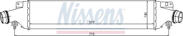 Nissens 96588 - Intercooler, şarj cihazı furqanavto.az