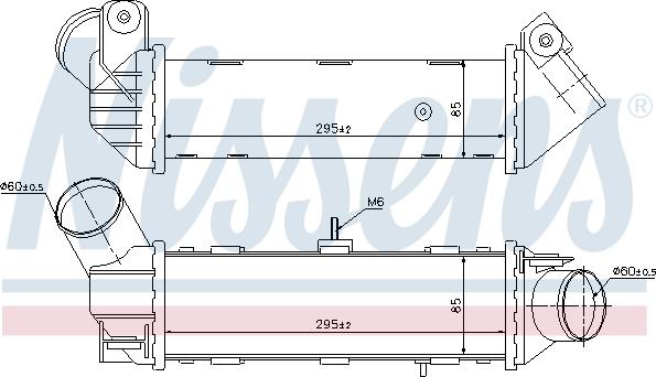 Nissens 96796 - Intercooler, şarj cihazı furqanavto.az