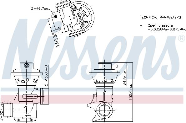 Nissens 98496 - EGR Valf furqanavto.az