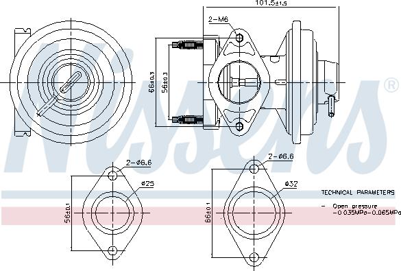 Nissens 98444 - EGR Valf furqanavto.az