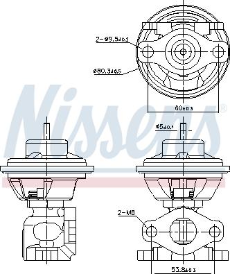 Nissens 98479 - EGR Valf furqanavto.az