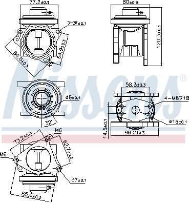 Nissens 98173 - EGR Valf furqanavto.az