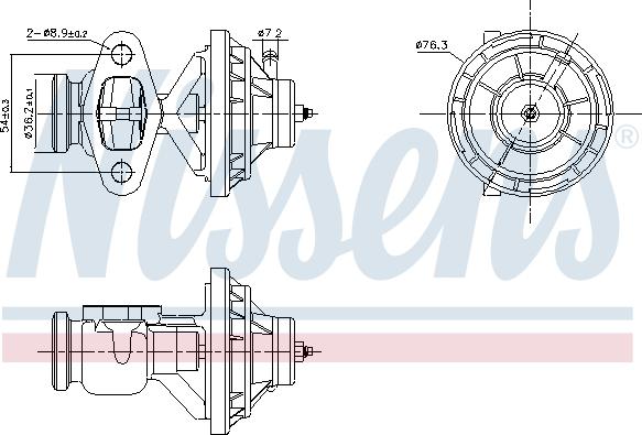 Nissens 98390 - EGR Valf furqanavto.az