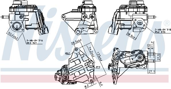 Nissens 98348 - EGR Valf furqanavto.az