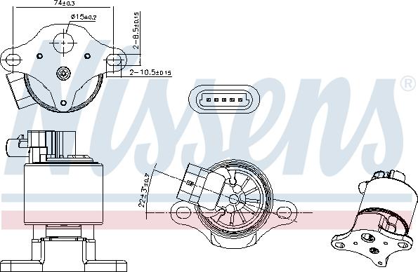 Nissens 98361 - EGR Valf furqanavto.az