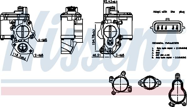 Nissens 98265 - EGR Valf furqanavto.az