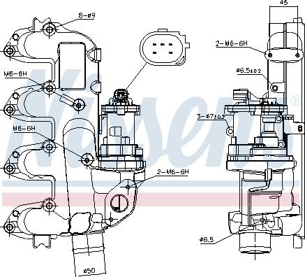 Nissens 98234 - EGR Valf furqanavto.az