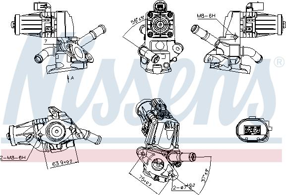 Nissens 98238 - EGR Valf furqanavto.az