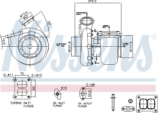 Nissens 93581 - Şarj cihazı, doldurma sistemi furqanavto.az