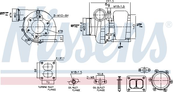 Nissens 93583 - Şarj cihazı, doldurma sistemi furqanavto.az