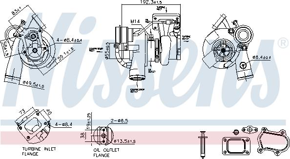 Nissens 93528 - Şarj cihazı, doldurma sistemi furqanavto.az