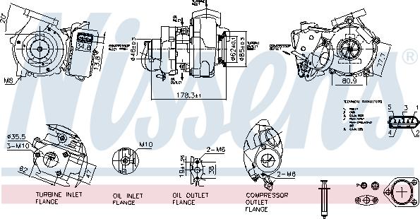 Nissens 93635 - Şarj cihazı, doldurma sistemi furqanavto.az