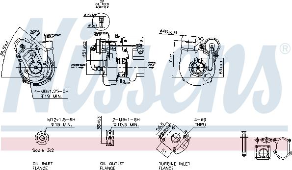 Nissens 93041 - Şarj cihazı, doldurma sistemi furqanavto.az