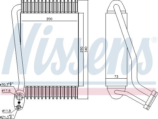 Nissens 92143 - Buxarlandırıcı, kondisioner furqanavto.az