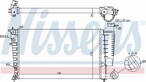 Nissens 690594 - Radiator, mühərrikin soyudulması furqanavto.az