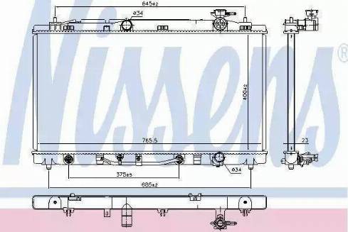 BEHR 8MK 376 764-781 - Radiator, mühərrikin soyudulması furqanavto.az