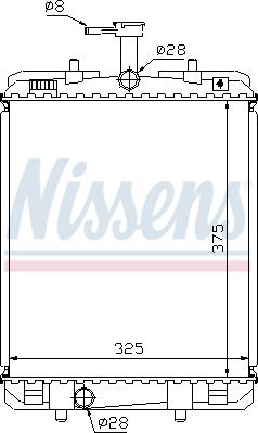 Nissens 64685 - Radiator, mühərrikin soyudulması furqanavto.az