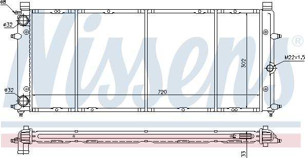 Nissens 65184 - Radiator, mühərrikin soyudulması furqanavto.az