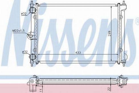 Nissens 65172A - Radiator, mühərrikin soyudulması furqanavto.az