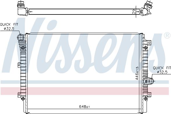 Nissens 65336 - Radiator, mühərrikin soyudulması furqanavto.az