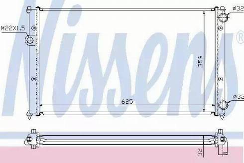 Nissens 65244A - Radiator, mühərrikin soyudulması furqanavto.az