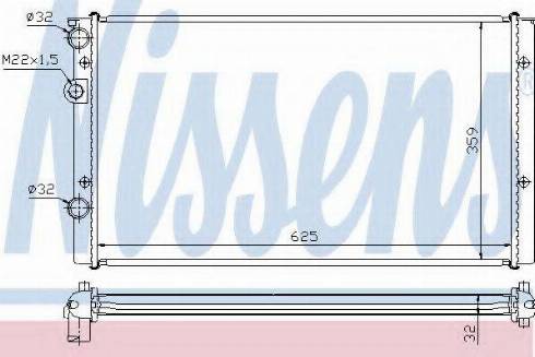 Nissens 65248A - Radiator, mühərrikin soyudulması furqanavto.az