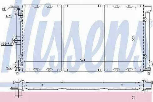 Nissens 65261 - Radiator, mühərrikin soyudulması furqanavto.az