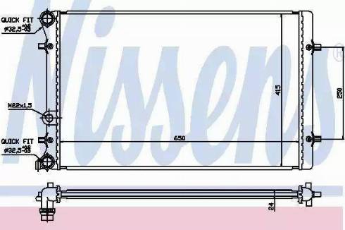 Delphi RA87229-11B1 - Radiator, mühərrikin soyudulması furqanavto.az