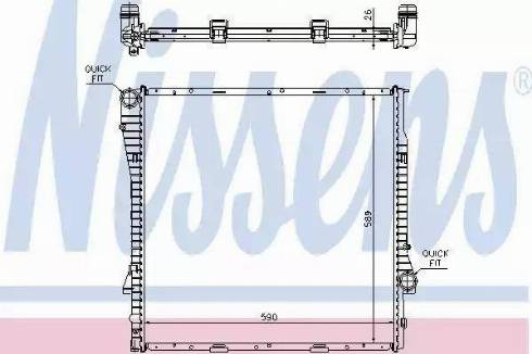 Nissens 60789 - Radiator, mühərrikin soyudulması furqanavto.az