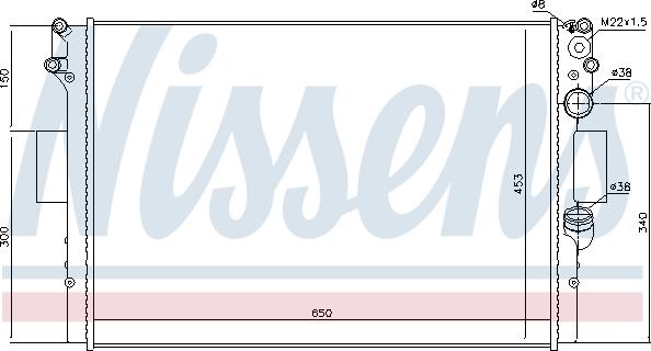 Nissens 698516 - Radiator, mühərrikin soyudulması furqanavto.az