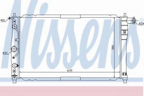 Nissens 61655 - Radiator, mühərrikin soyudulması furqanavto.az