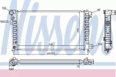 Nissens 61346A - Radiator, mühərrikin soyudulması furqanavto.az