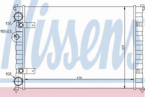 Nissens 63998A - Radiator, mühərrikin soyudulması furqanavto.az