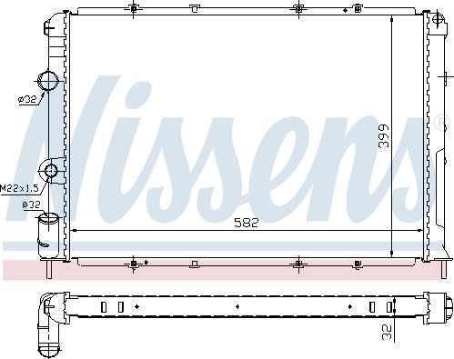 Nissens 63938A - Radiator, mühərrikin soyudulması furqanavto.az